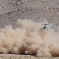 MV-22 Downwash Dust Cloud..