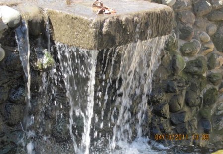 Water Works In The Park - works, fountain, falls, water, park