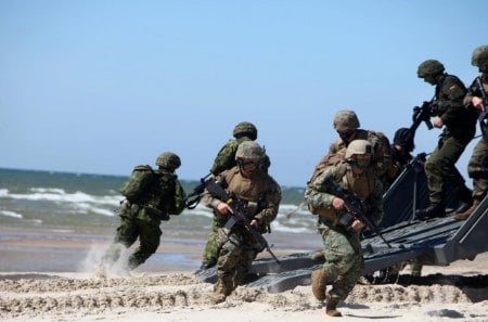 Marines conduct amphibious landing training during Exercise BALTOPS 2012. - marines, usmc, marine corps, recon