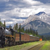 Train Station, Banff National,Park, Alberta