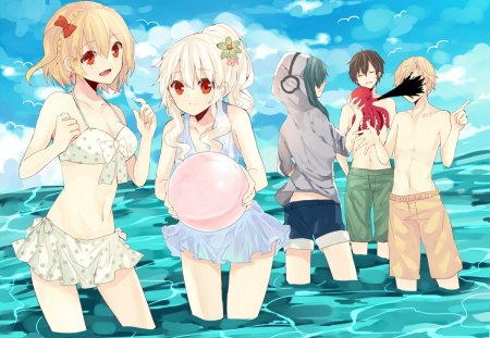 Volc Squad and Summer - volc, anime, squad, classic, cool, new, wall