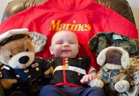 Semper Fi Kid Bears - marines, usmc, marine corps, recon