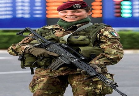 Italian Women Army - usmc, marine corps, marines, recon