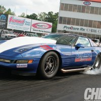 Drag Racing Corvette