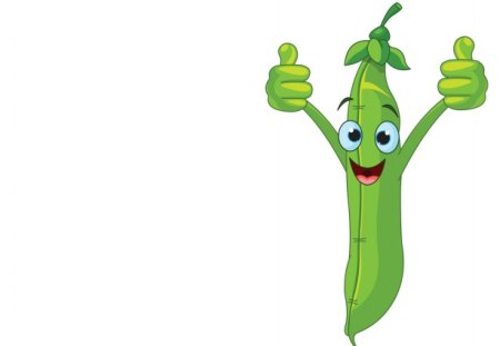 Happy pea - vegetable, pea, green, summer, smile, cute, happy