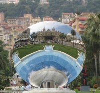 Reflection of the Casino Monte Carlo, France