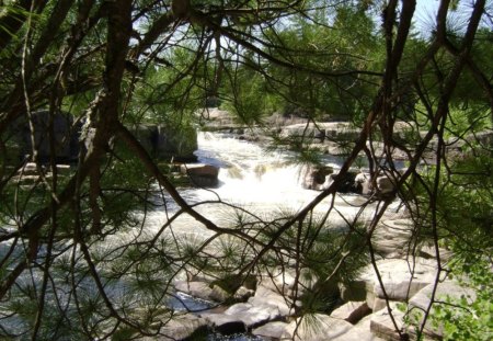 untitle22 - trees, rocks, river