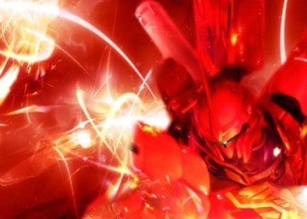 Red Sinanju - red sinanju, anime, robot, gundam unicorn, mecha