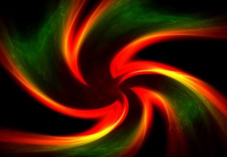 color wave! - yellow, colours, red, mix, green