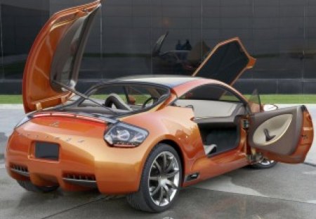 Mitsubishi - mitsubishi, eclipse concept, doors open