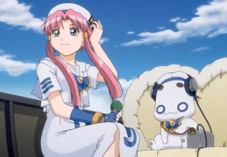 Akari and president 2 - anime, akari, aria