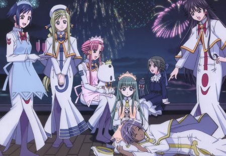 Females of Aria - aika, alice, anime, aria