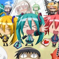 Chibi Miku and friends