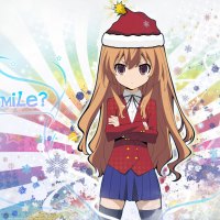 Taiga with Santa hat