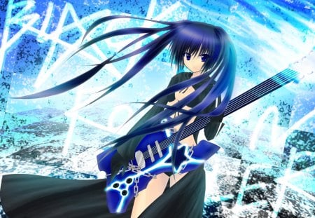 black rock shooter k on vocaloid - on, black-rock-shooter, vocaloid, k