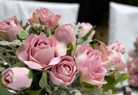 To make you smile - beauty, roses, fragrance, pink, green, flowers