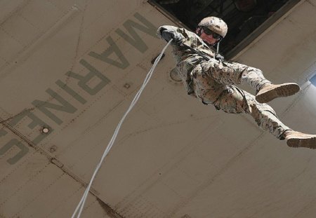 Rappel Training - usmc, marine corps, marines, recon