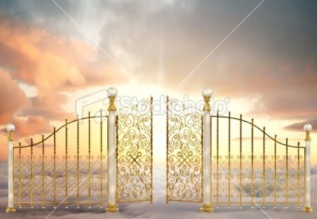 The Pearly Gates - pearly gates, gates, god, christian, heaven