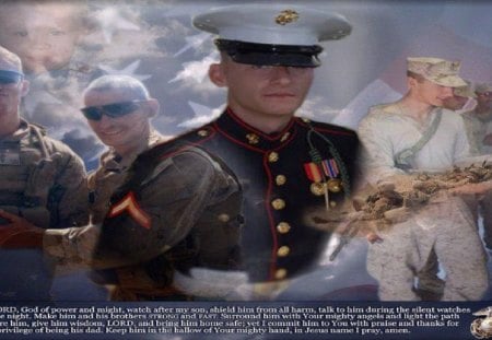 Watch Over My Son - marines, usmc, marine corps, recon