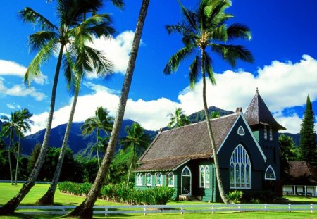 Tranquil Church. - a, very, of, beautiful