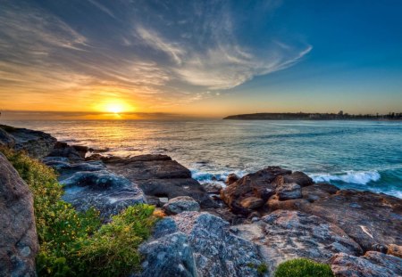 Beautiful Beach - beach, beautiful, ocean, sun, sky