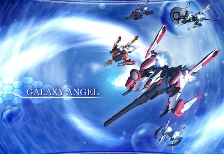 Galaxy Angel - angel frames, lucky star, anime, aquatic, happy trigger, harvester, galaxy angel, kung fu fighter, trick master, bubbles