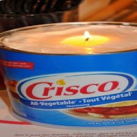 Crisco Candle