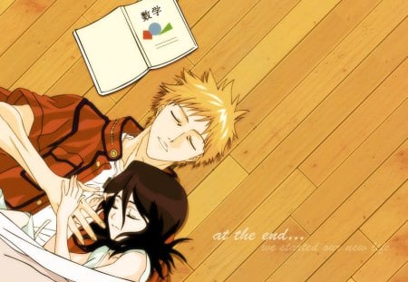 cool - anime, ichigo, bleach, rukia