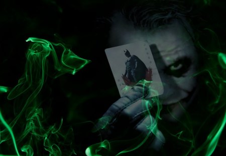 The Joker - green, mean, joker card, joker