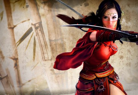 BEAUTY with SWORD - beauty, masked veil, art, action, sword