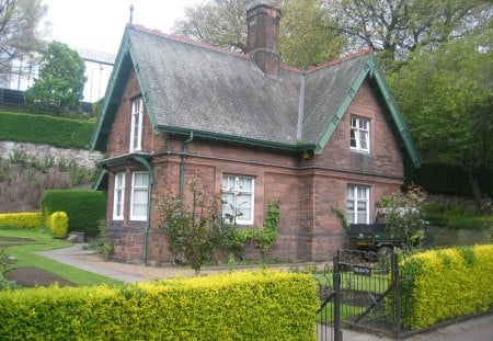 Architecture during my vacation - Houses, green, fence, architecture, old house