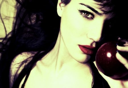 Forbidden Fruit - girl, fruit, forbidden, apple