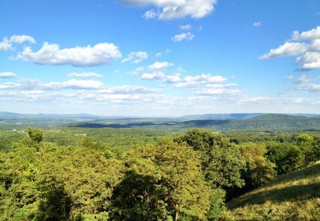 mountian cloudscape - maryland, hill, clouds, iphone, hdr, mountian, sideling