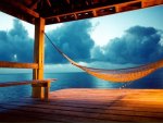 Relaxing Hammock on a beach