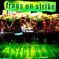 Frog Series18   --Frogs on Strike