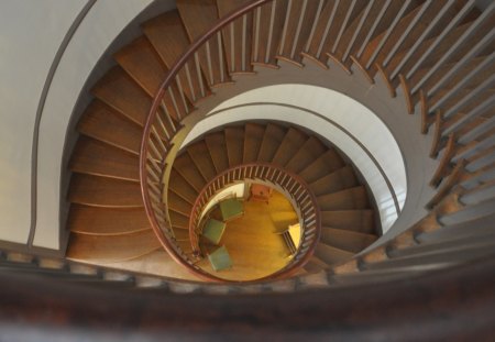 Spiral Stairs - craftsmanship, shaker, wood, beautiful