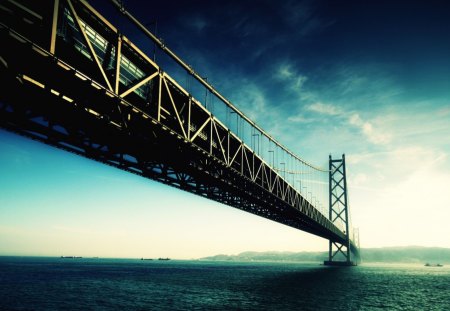 Bridge - foreveralone, bridge, bay, surreal