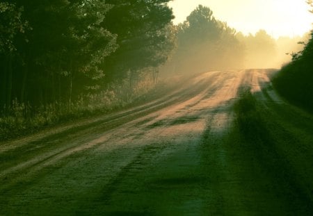 Road - sand, path, nature, road