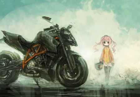 ducati - vehicles, artwork, ducati, anime, motorbikes