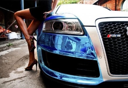 what car ??? - babe, sexy, legs, heels