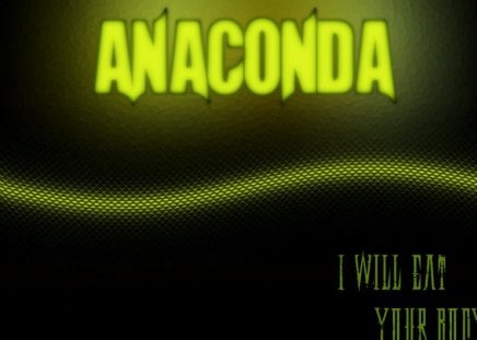 Anaconda - black, diamond, anaconda, green