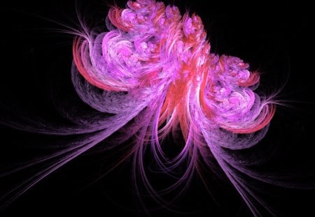 ♥ ριηк ƒєαтнєяу σвנєкт ♥ - abstract, flying, feather, pink, feathery, space, flying object, objekt, ufo