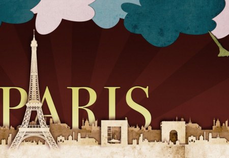 Paris Scrap Art - scrap, art, paris, cg