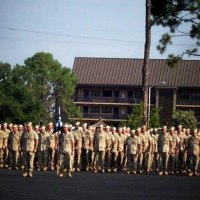 Marines in predeployment formation.