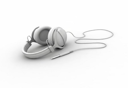 white music - white, music, black and, earphones