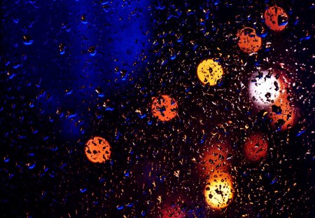 Bokeh - pretty, drop, bokeh, beautiful, window, photography, drops, beauty, colors, lovely, colorful, rain drop, rainy, rain, rain drops