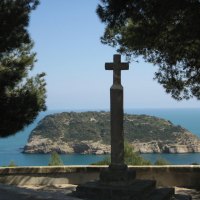 View at the isle Portichol in Costa Blanca Spain