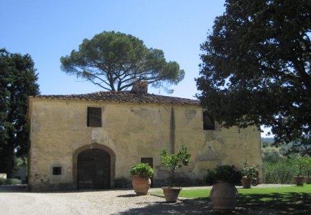 Certaldo in Tuscany Italy - wine, architecture, italy, farms