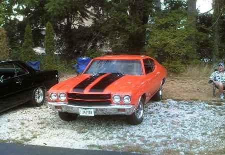 NICE CAR - fast, orange, cool, old