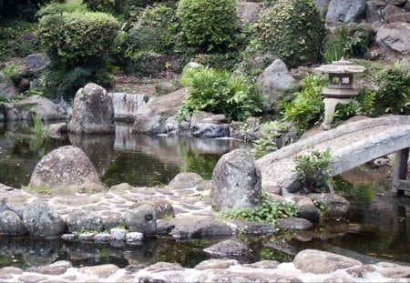 Wonderful Japanese Garden - nature, japanese, garden, wonderful